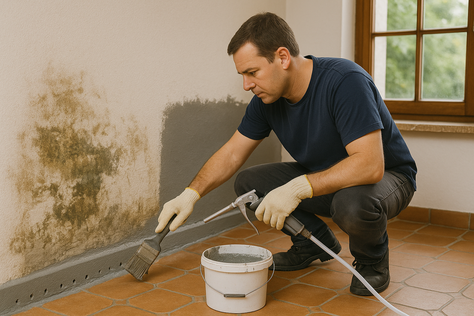 Vochtige kelder injectie Mechelen